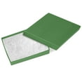 thumbnail image 1 of Novel Box 15 Pack Green Cardboard Cotton Filled Jewelry Gift Boxes 3.5x3.5x0.87 Inches with Lids, 1 of 8