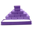 thumbnail image 1 of Novel Box 12 Pack Purple Cardboard Cotton Filled Jewelry Gift Boxes 8x2x0.87 Inches with Lids, 1 of 7