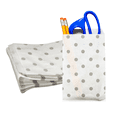 thumbnail image 1 of Novel Box 100 Pack Silver Polka Print 4x6 Inch Flat Paper Bags for Gifts, Parties, Weddings & More, 1 of 6