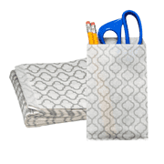 Novel Box 100 Pack Floral Print Flat Merchandise Bags 6x9 Inches for Gifts, Shopping, & Events