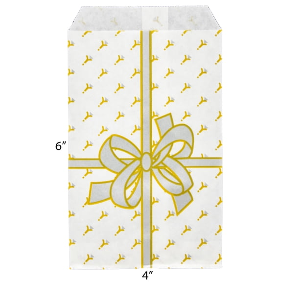 Novel Box Lot of 200 Flat Paper Merchandise / Party / Goodie / Treat Bags