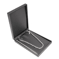 thumbnail image 1 of Novel Box Silver Jewelry Box for Necklace 5.5x8x1.87 Inches - Necklaces Gift Box for Proposal, 1 of 7