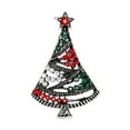 thumbnail image 1 of Novel Christmas Brooch - Alloy/Rhinestone/Pearl, 1.57x0.98"", for Clothes/Backpacks, Festive Gift, 1pc, 1 of 3