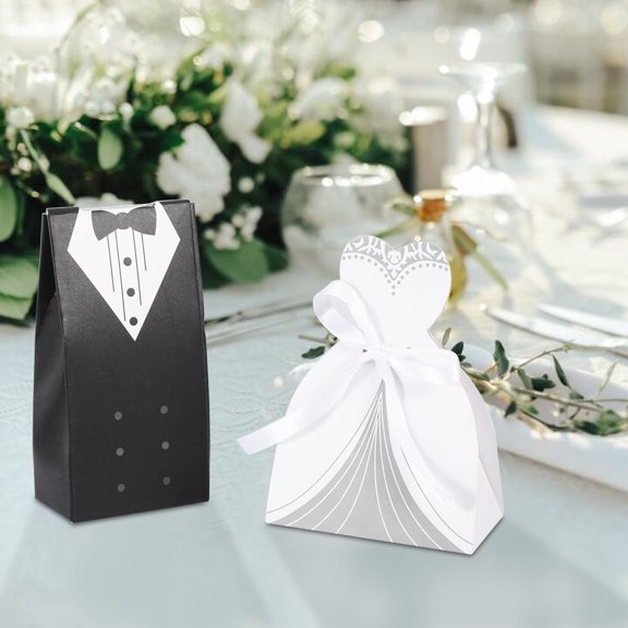 Novel Elegant Romantic Cardboard Candy Box Wedding Party Gift Decoration