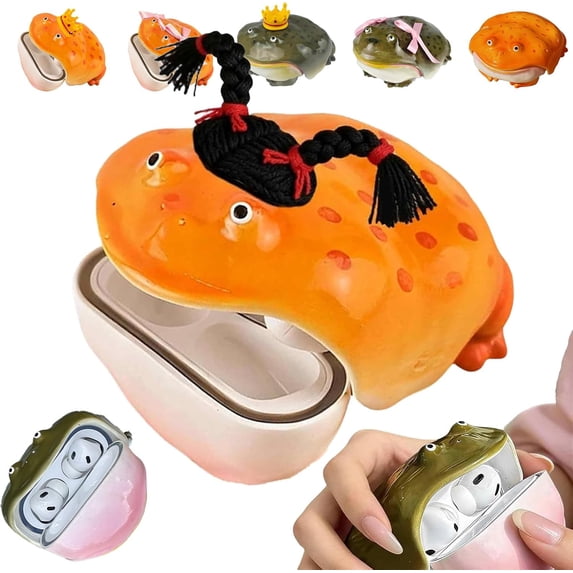 Novel Frog Airpod Case Wireless Earphone Protector Cover for Air Pods 1 ...