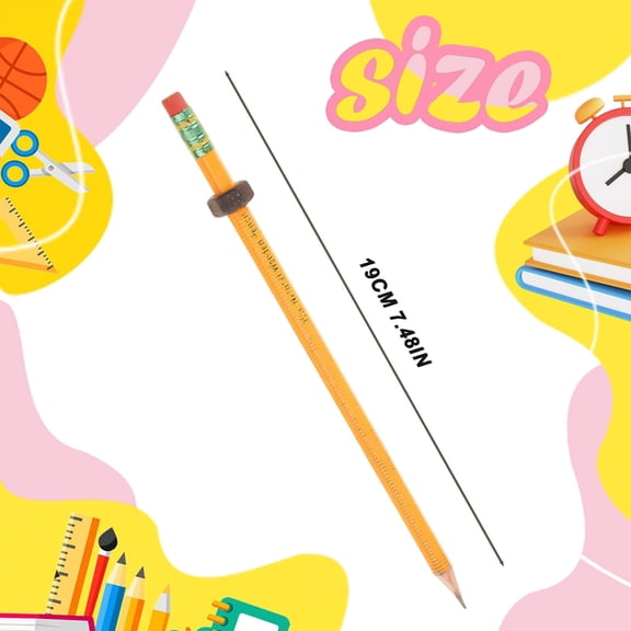 Novel Fun Toy Writing Pen Pencil With Rotating Nut Desk Anxiety Relief Fidget Pen Decompression Toy for Stress Relief&Focus Creative Writing Instrument for Daily Office Writing(7.Inch/Pcs)