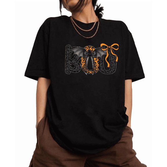 Letter Graphic T-Shirt Short Sleeve Crew Neck Tee Style Top Fashion and Comfortable Casual Black S-5XL