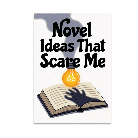 Novel Ideas That Scare Me - Creative Writing Enthusiast - 13x19 Poster Print
