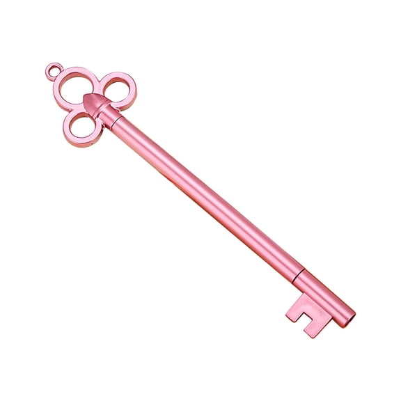 Novel Vintage Antique Key Shaped Water Ink Pen With 5ml Built-in Ink Capacity, Ornamental Retro Styling Signature Pen For Daily Office Document Writing And Personal Desktop Decor Collection