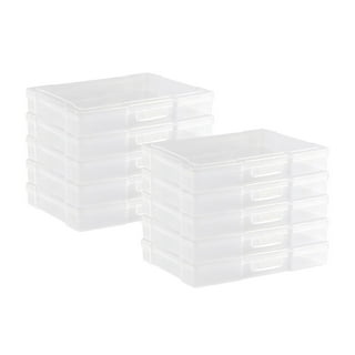  Thyle 6 Pieces Cubes Storage Bins for Kids with Clear