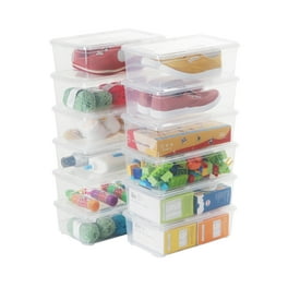 12 Pack Shoe Storage Boxes Clear Stackable Containers store For Closet Organizer XL