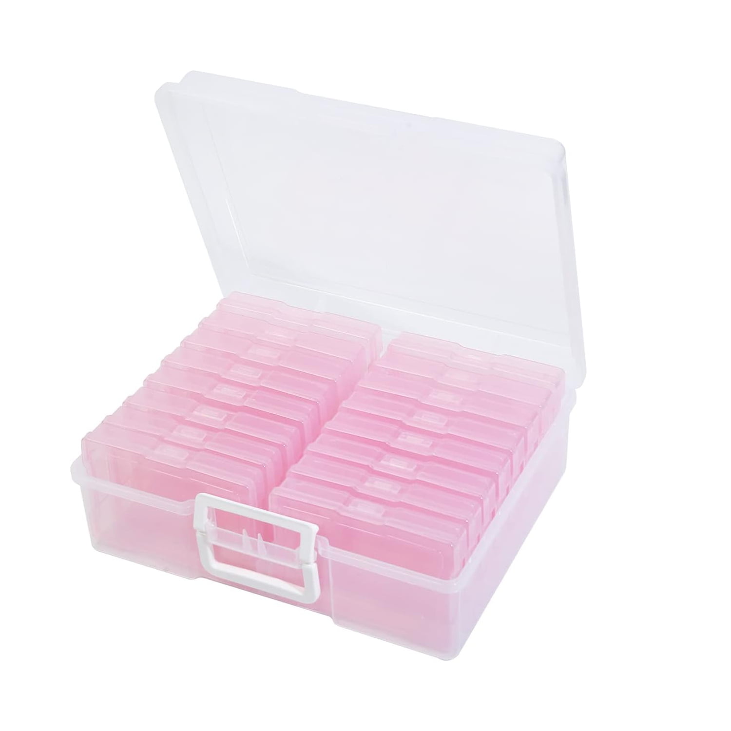 Boîtes Stockage Photo Novelinks 4x6 - Lot De 10 Transparentes | Organisation Photos Et Artisanat