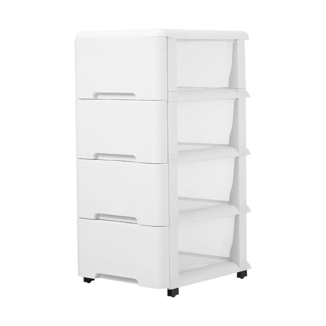 Novelinks 4 drawer storage organizer Plastic dressers with drawers Kids
