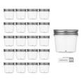 thumbnail image 1 of Novelinks 4 oz Airtight Jars with Silver Lids Plastic Food Storage Canister Clear Kitchen Jar Containers for Candy, Cookie, Rice, Coffee Beans, Snacks, Spices,20 Pack, 1 of 8