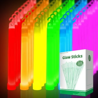 Length 4.13x7.87IN Weight 0.73LB 30CT 4IN Jumbo Glow Stick-Glow in the Dark  Party Stick Way to Celebrate