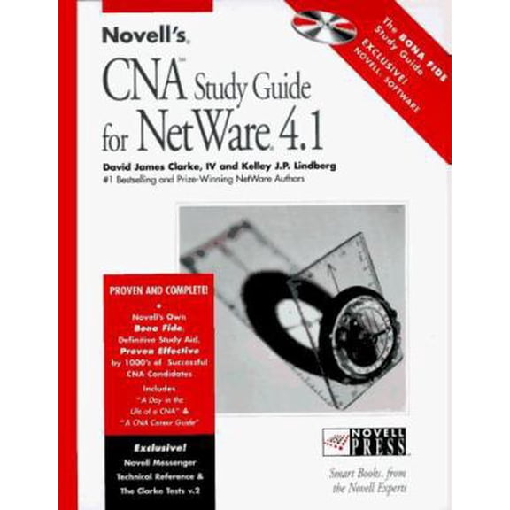 Pre-Owned Novells CNA Study Guide for NetWare 4, with CD-ROM (Hardcover) 0764545000 9780764545009