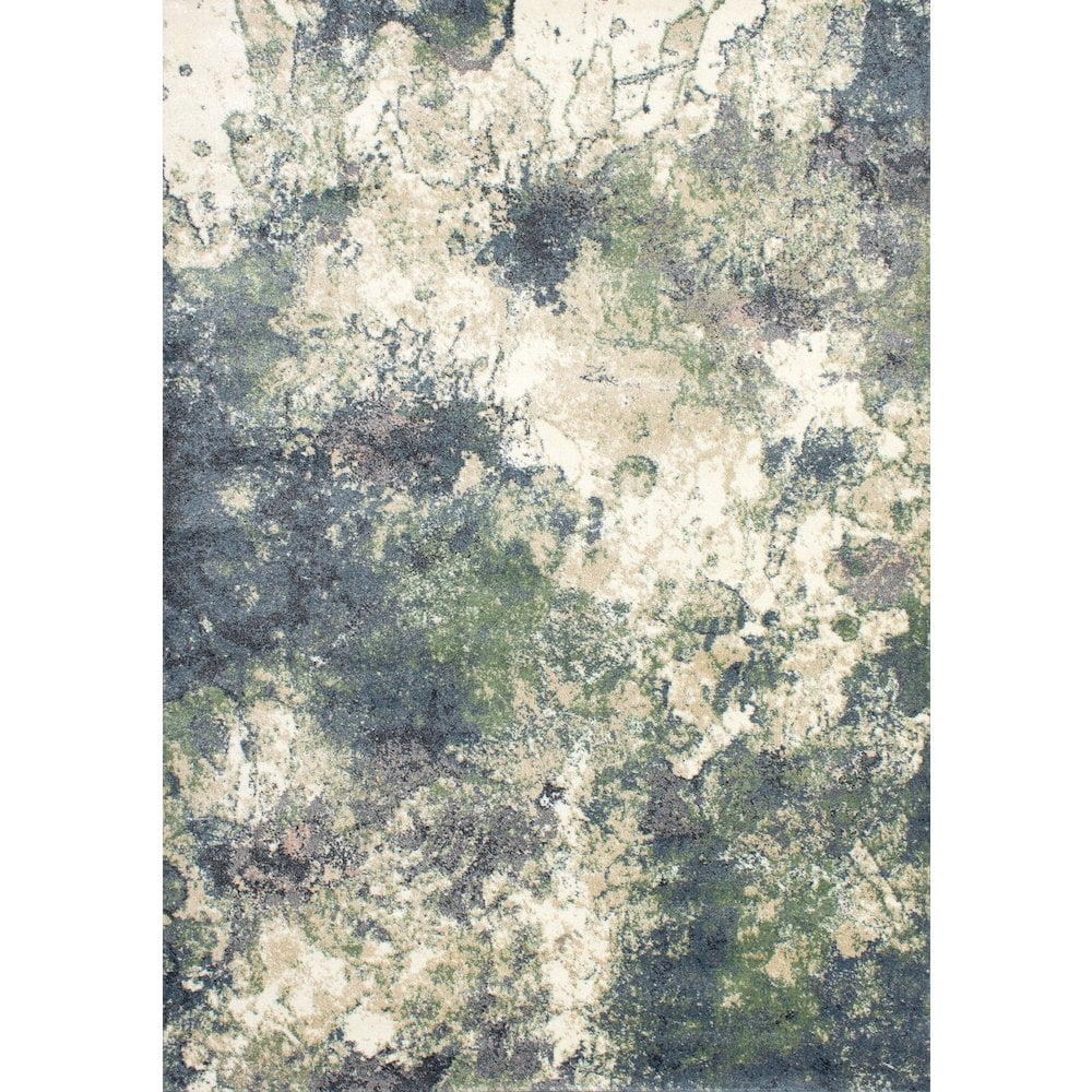 Dais Abstract Blue/Green/Beige Indoor Area Rug