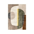thumbnail image 1 of Novelle Home Maui Abstract Geometric Green Yellow Rug, 1 of 10