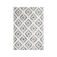 thumbnail image 1 of Novelle Home Meridian Grey Diamond Distressed Rug, 1 of 10