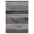 thumbnail image 1 of Novelle Home Siecle 63" x 91" Polypropylene/Cotton Stripes Rug in Gray/Cream, 1 of 16