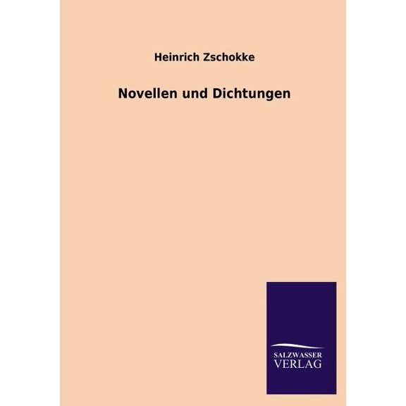 Novellen Und Dichtungen (Paperback)