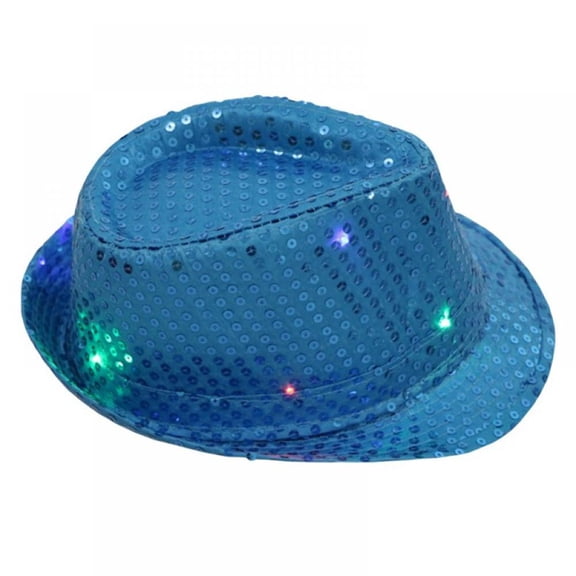 Novelties LED Light Up Sequin Jazz Party Hat