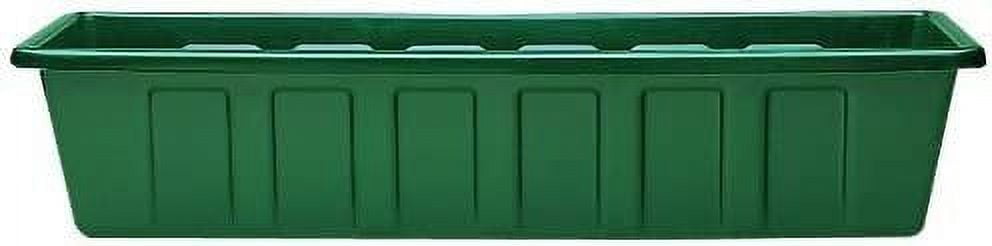 Eco-Friendly Green Poly-Pro Indoor/Outdoor Planter Box, 24"