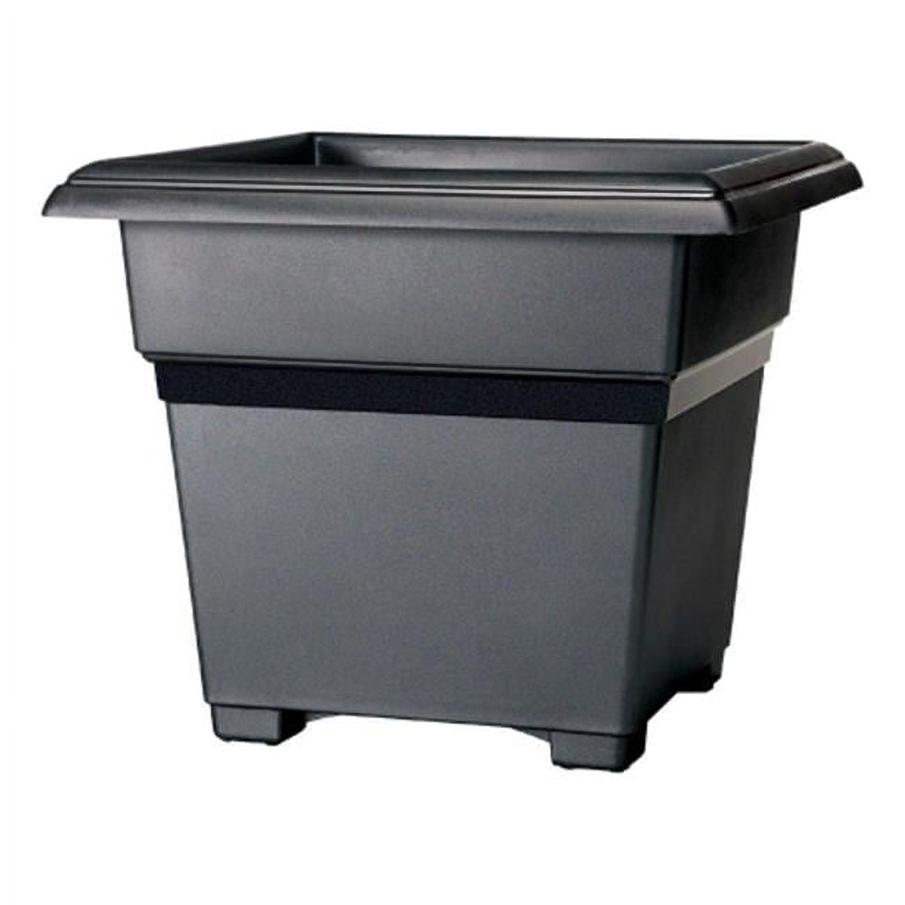 Novelty 18 in. 5gal Square tub & Patio Planter White