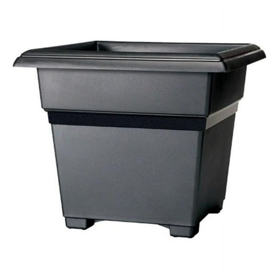 Novelty 18 in. 5gal Square tub & Patio Planter White