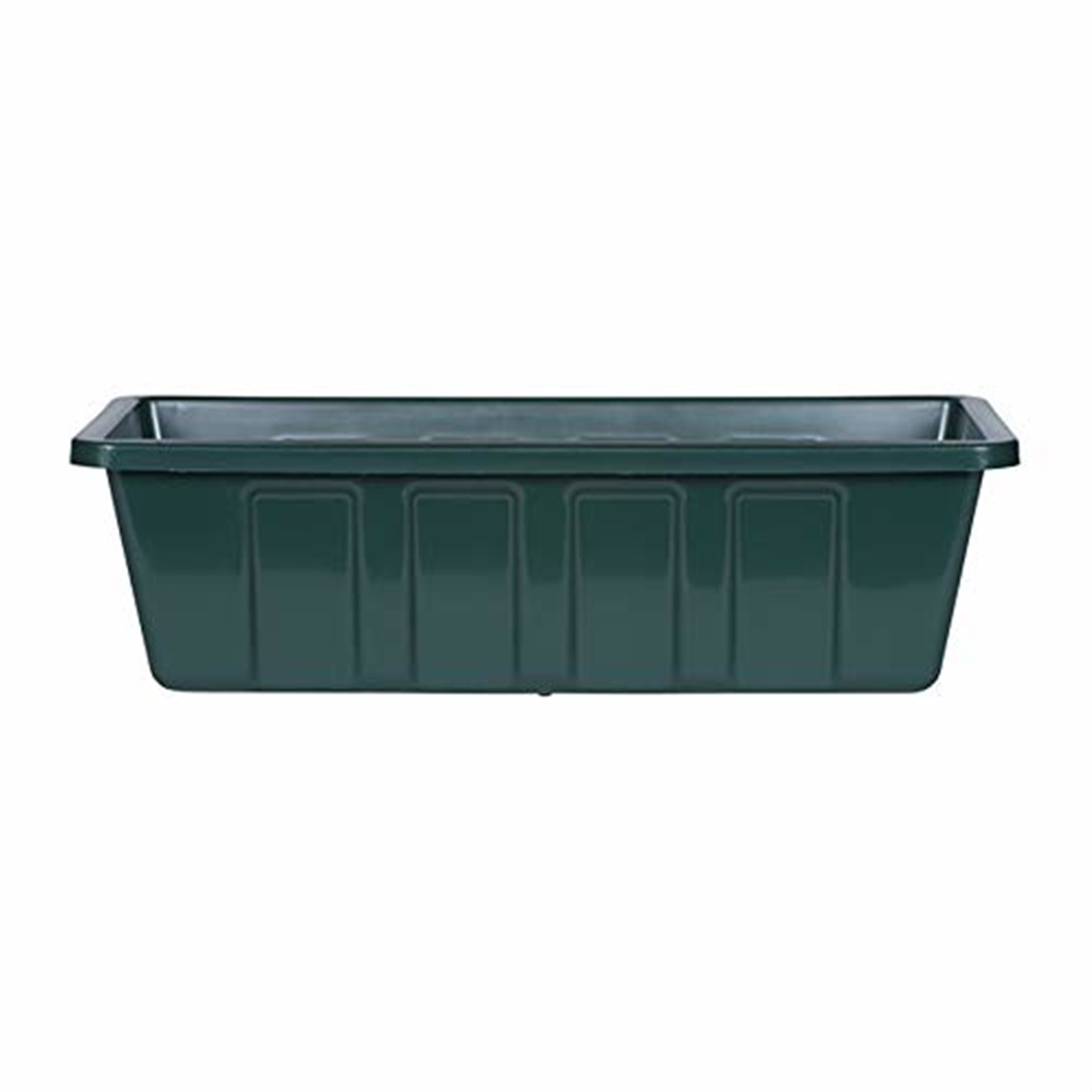 4 x 10 x 5 in, Rectangle Wood Box Planter with Plastic Insert Liner