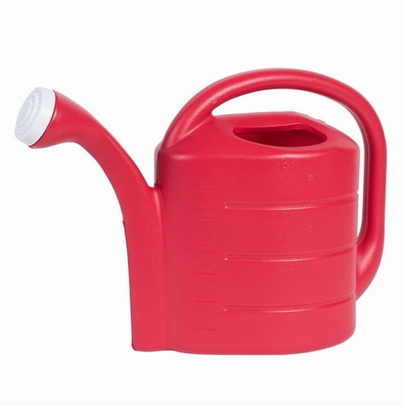 Root & Vessel Vessel 2 Gallon Red Durable Plastic Garden Watering Can