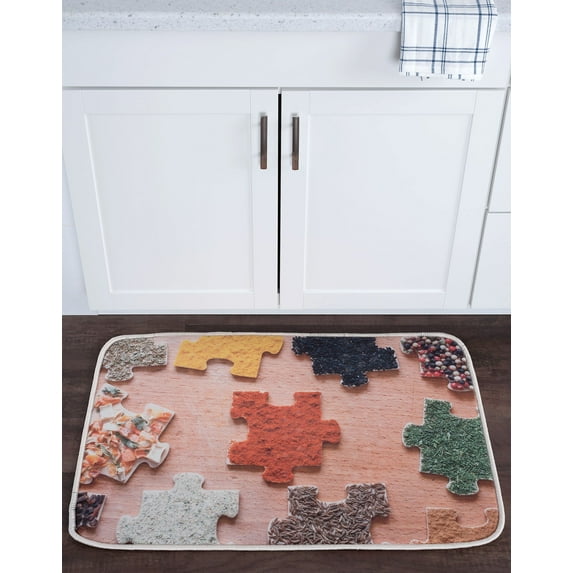 Novelty 20x30 Area Rug (1'8'' x 2'6'') Graphic Multi-Color Living Room Easy to Clean