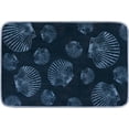 thumbnail image 1 of Novelty 20x30 Area Rug (1'8'' x 2'6'') Shell Navy, Steel Blue Living Room Easy to Clean, 1 of 4