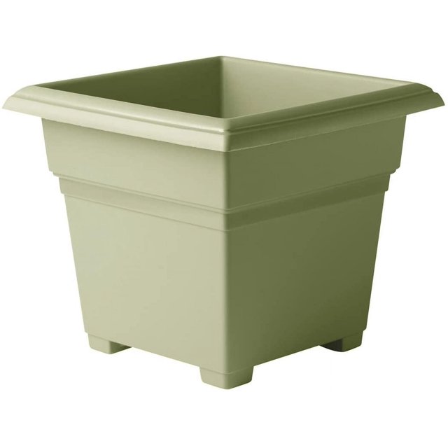 Novelty (26275) Countryside Square Tub Planter, Sage, 18inch