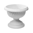 thumbnail image 1 of Novelty Grecian Urn Planter - Plastic, Drainage Holes - 18-Inch, Stone, 1 of 5