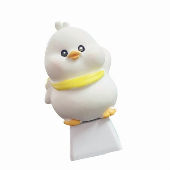 Novelty 3D Duck Shaped Keycap Oem Height Enhances Keyboard Fun 1PC Keycap