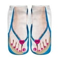 thumbnail image 1 of Novelty 3D Flip Flop Socks Funny Sock Summer Design Stocking Gifts A6R6, 1 of 1
