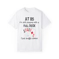 thumbnail image 1 of Novelty 85th Granny  Board Game  Nation Banner Table Games Sport  Humorous Boardgames Enthusiast Men Women   Unisex Garment-Dyed T-shirt, 1 of 4