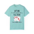 thumbnail image 1 of Novelty 85th Granny  Board Game  Nation Banner Table Games Sport  Humorous Boardgames Enthusiast Men Women   Unisex Garment-Dyed T-shirt, 1 of 4