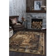thumbnail image 1 of Novelty 9x12 Area Rug (8'9'' x 12'3'') Lodge Beige, Brown Living Room Easy to Clean, 1 of 9