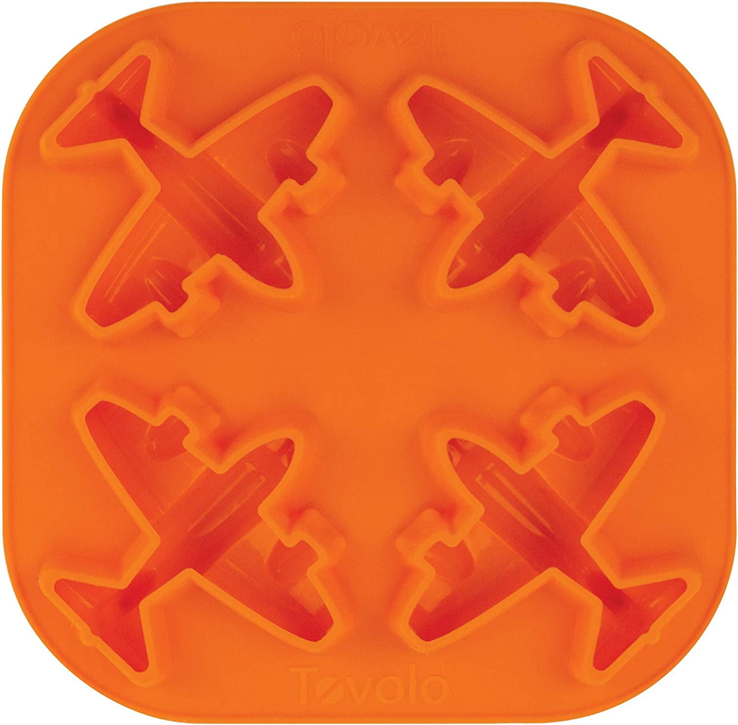 Novelty Airplane Ice Cube Mold Trays, Flexible Silicone, Dishwasher Safe