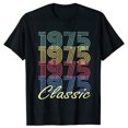 thumbnail image 1 of Novelty Awesome Vintage Legends Born In 1975 50 Years Old T Shirts Graphic Cotton Streetwear Short Sleeve Birthday Gifts T-shirt, 1 of 6