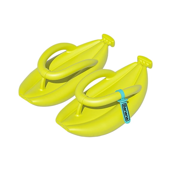 Novelty Banana‑Shaped Flip Flops, Beach Thong Slippers, Summer Casual Sandals, Creative Fun Footwear for Men Women