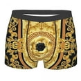 thumbnail image 1 of Novelty Baroque Floral Pattern Boxers Shorts Panties Men's Underpants Stretch European Rococo Style Briefs Underwear, 1 of 7
