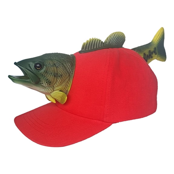 3D Fish Baseball Hat for Kids Breathable Sun Hat Novelty Shape Hat for Theme Party Gathering Supply Headwear
