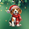 thumbnail image 1 of Novelty Beagle Dogs Breed Shaped Ornament Xmas 2025, Personalized Dog Lover Christmas Ornaments Gift for Beagle Dog Dad-Mom Birthday Thanksgiving, Customized Name Pet Xmas Ornament for Puppy Owners, 1 of 5