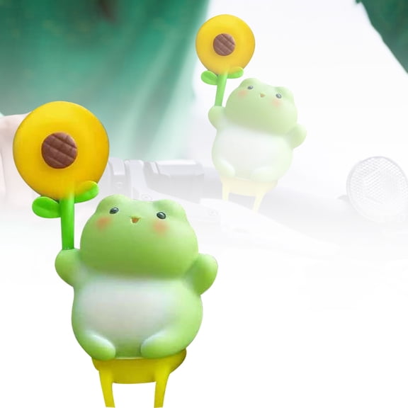 Novelty Bike Handlebar Ornaments Cute Animal Decorations Outdoor Cycling Accessories For Home Garden Decoration