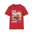 thumbnail image 1 of Novelty Biking Ladies Inspiring Feminists Illustration Puns Hilarious Motorcyclists Graphic Statements Gags Unisex Softstyle T-Shirt, 1 of 4