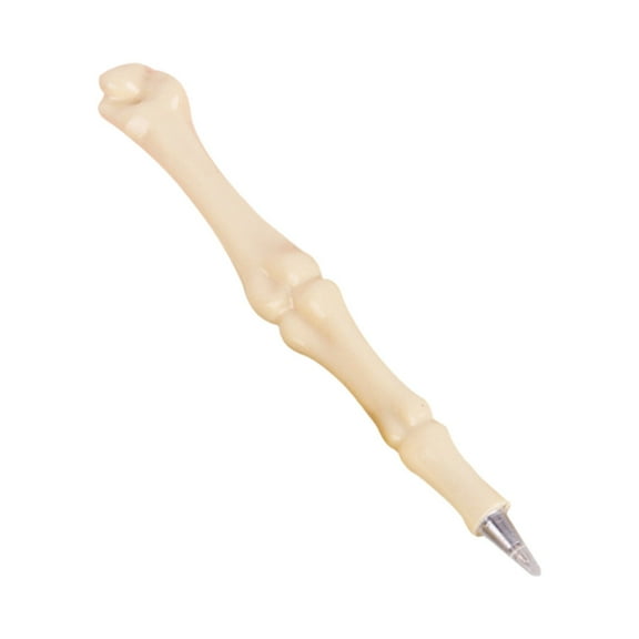 Novelty Bone Shaped Ballpoint Pen 0.7Mm Blue Ink, Skeleton Finger Design Doctor Nurse Gift for Halloween office Office, 5 Unique Designs Medical scholar Present
