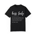 thumbnail image 1 of Novelty Boss Lady Definition Everly Wife Girl Business Cute Name Everly Empowerment Daughter Women Gag Unisex Garment-Dyed T-shirt, 1 of 4